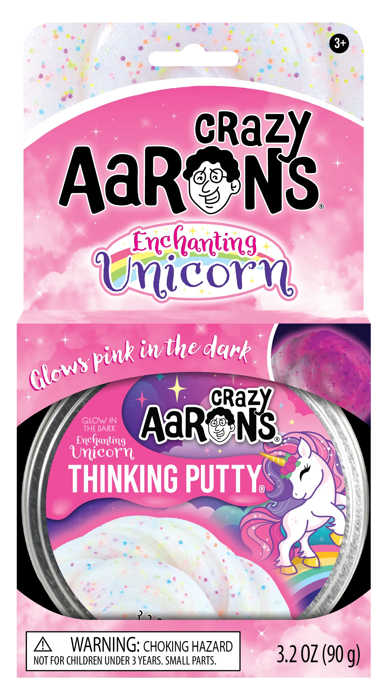 Crazy Aaron's Putty Enchanting Unicorn - Glowbrights - Toybox Tales