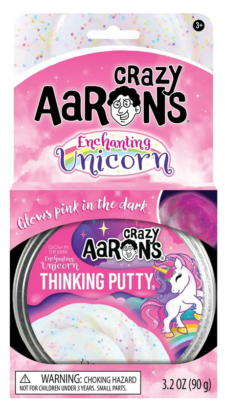 Crazy Aaron's Putty Enchanting Unicorn - Glowbrights - Toybox Tales