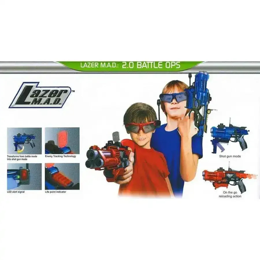 Silverlit | Laser Tag Lazer Mad 2.0 - Battle Ops - Toybox Tales