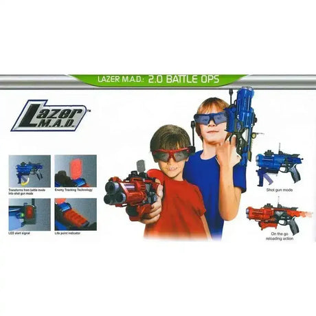 Silverlit | Laser Tag Lazer Mad 2.0 - Battle Ops - Toybox Tales