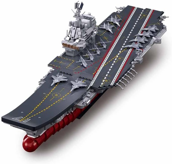 Sluban - Shandong Aircraft Carrier Model Kit 1413 Pcs Scale 1:450