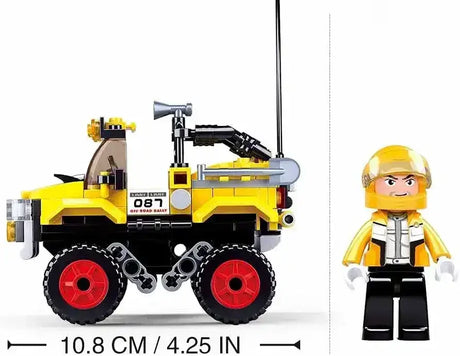 Sluban | Car Club Offroad Yellow 149 Pcs - Toybox Tales