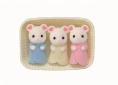 Sylvanian Families - Marshmallow Mouse Triplets - Toybox Tales