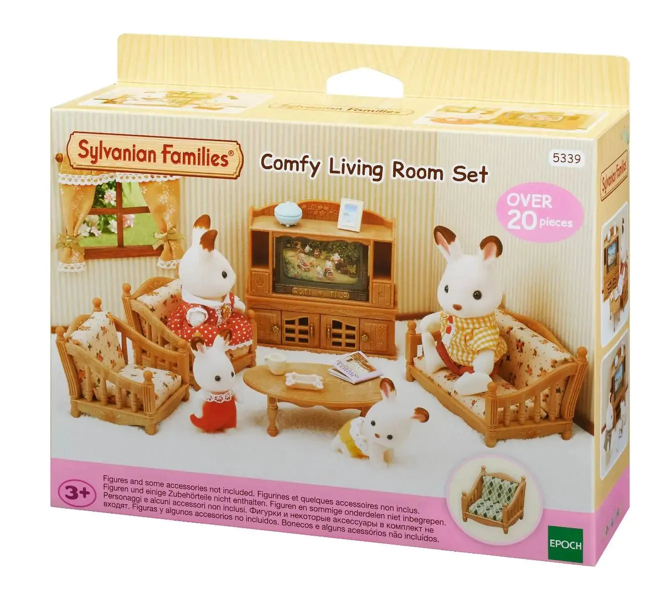 Sylvanian Families - Comfy Living Room Set - Toybox Tales