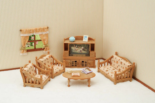 Sylvanian Families - Comfy Living Room Set - Toybox Tales