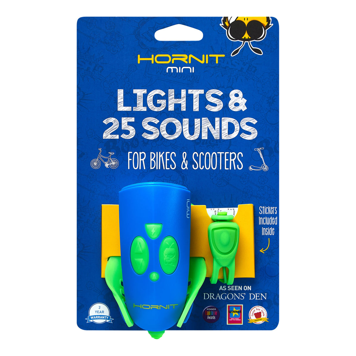 Hornit | Mini Sound & Light Module - Green/Blue
