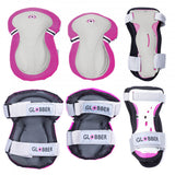 Globber | Junior Protective Pad Set for 3-7y Deep Pink XXS