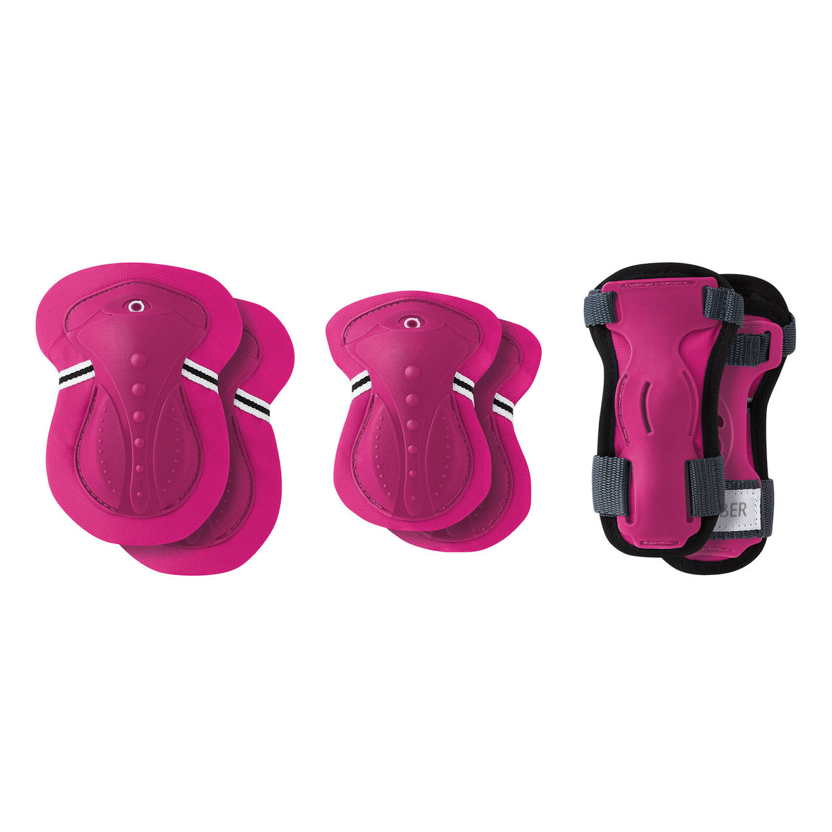Globber | Junior Protective Pad Set for 3-7y Fuchsia Pink XXS