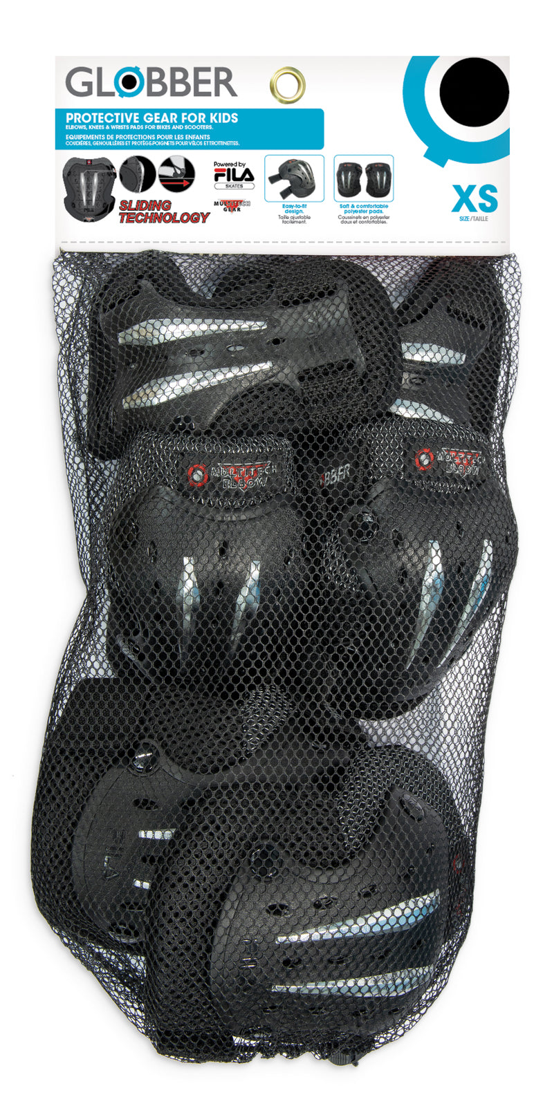Globber FILA PROTECTIVE X-Small Black