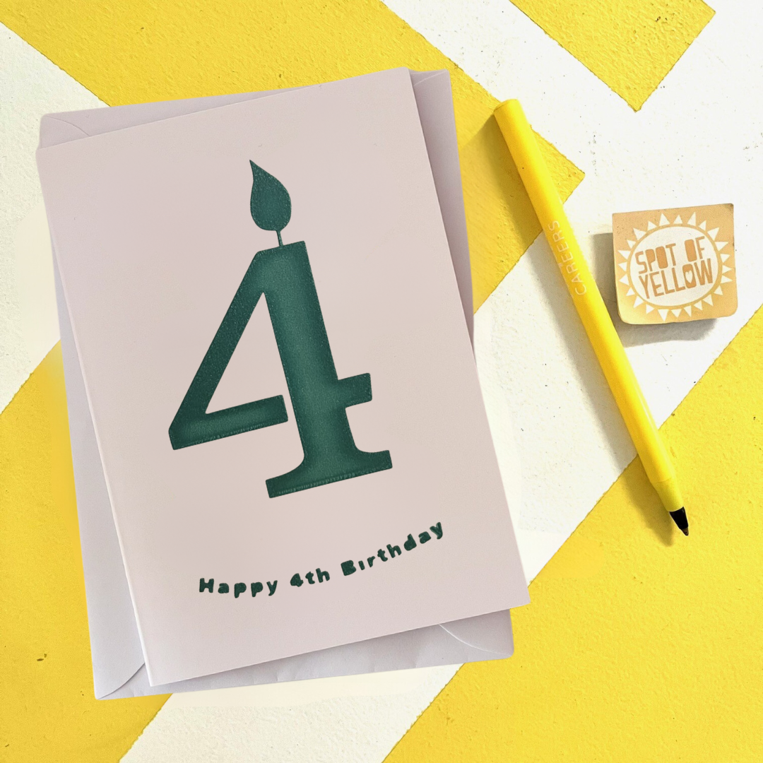 Greeting Card | Spot of Yellow