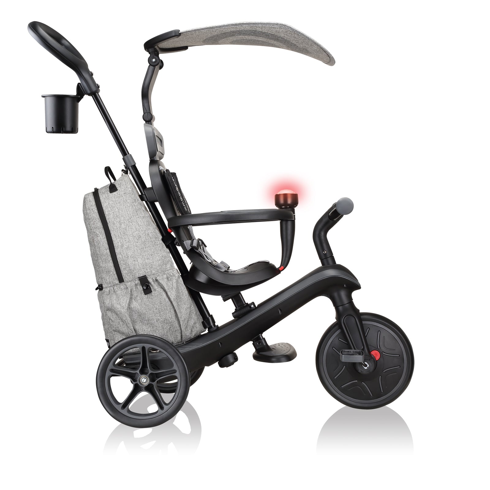 Globber | Explorer Trike 4in1 Deluxe Play | Black/Grey