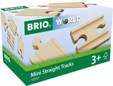 BRIO - Mini Straight Tracks 4 pieces