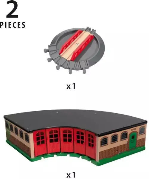 BRIO - Grand Roundhouse 3 pieces - Toybox Tales