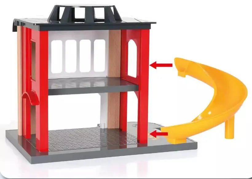 BRIO - Fire Station 12 pieces - Toybox Tales