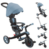 Globber Explorer Trike 4in1 2026 - Ash Blue - all four modes