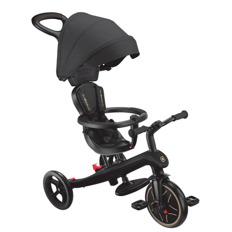 Globber Explorer Trike 4in1 2026 - Black - front view