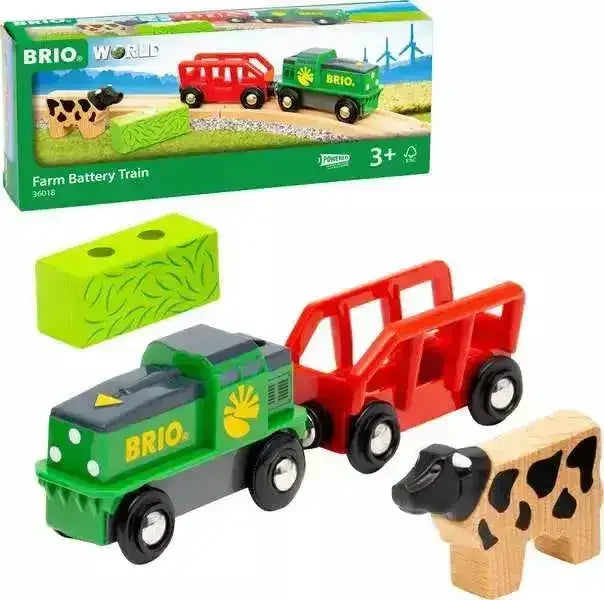 Brio - Farm Battery Train 4 pieces - Toybox Tales