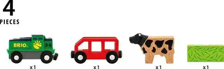 Brio - Farm Battery Train 4 pieces - Toybox Tales