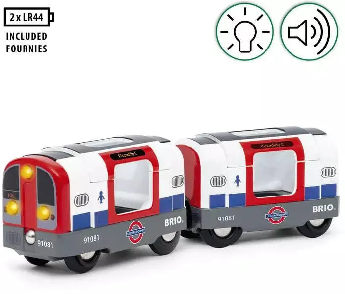 BRIO - London Underground Train 7 pieces - Toybox Tales