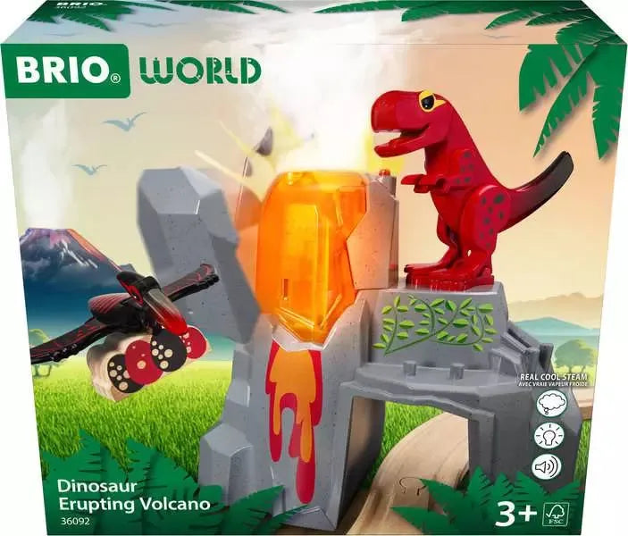 BRIO - Dinosaur Erupting Volcano 5 pieces - Toybox Tales