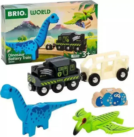 Brio - Dinosaur Battery Train 5 pieces - Toybox Tales