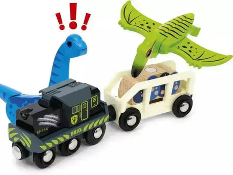 Brio - Dinosaur Battery Train 5 pieces - Toybox Tales