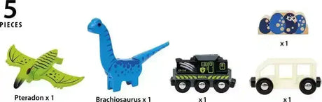 Brio - Dinosaur Battery Train 5 pieces - Toybox Tales