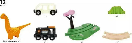 Brio - Dinosaur Circle Set 12 pieces - Toybox Tales