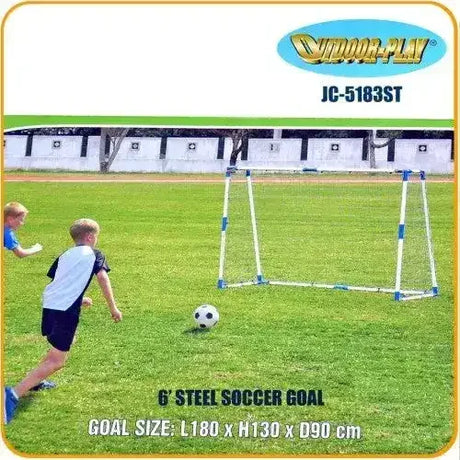 Outdoor-Play | Soccer Goal | 180cmW x 130cmH - Toybox Tales