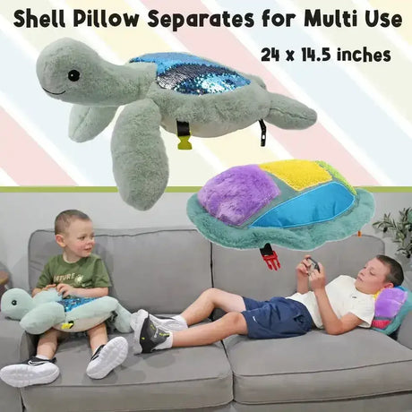 Meavia | Sunny the Weighted Sensory Turtle - Toybox Tales