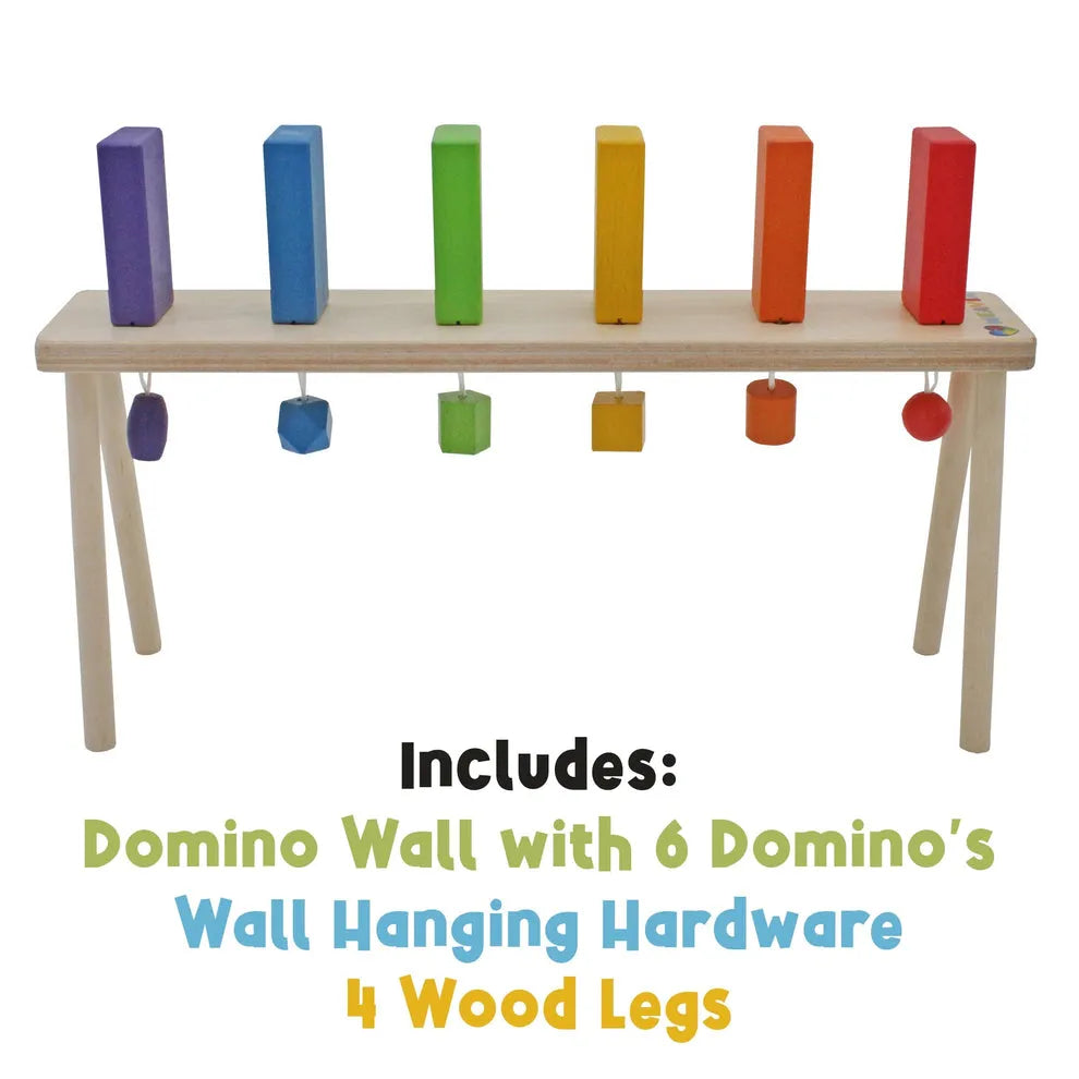 Meavia | Falling Wood Domino Wall & Stand