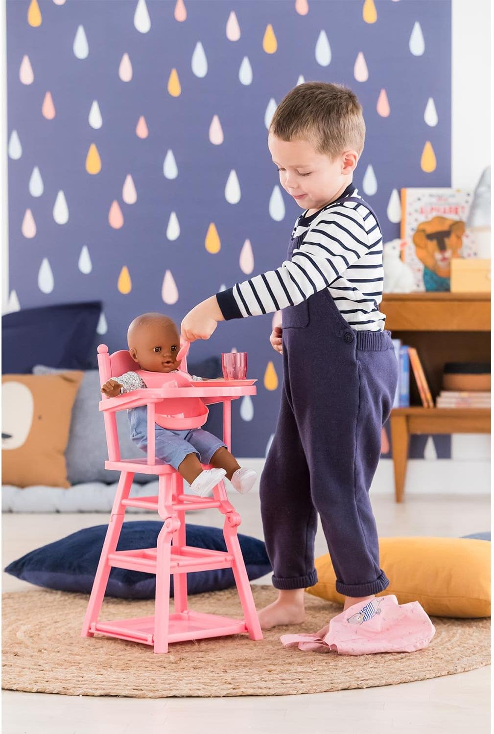 Corolle High Chair - Pink