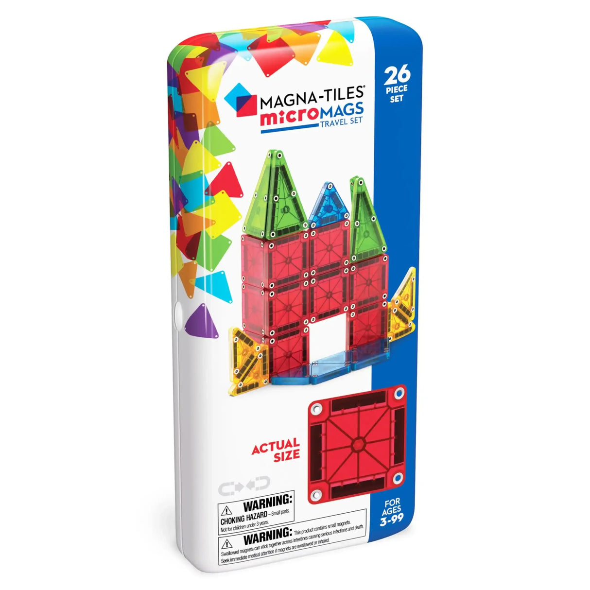 Magna-Tiles - microMAGS Travel Set - 26 Piece Set