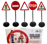 Road Sign Set - 70cm - 5 Pieces