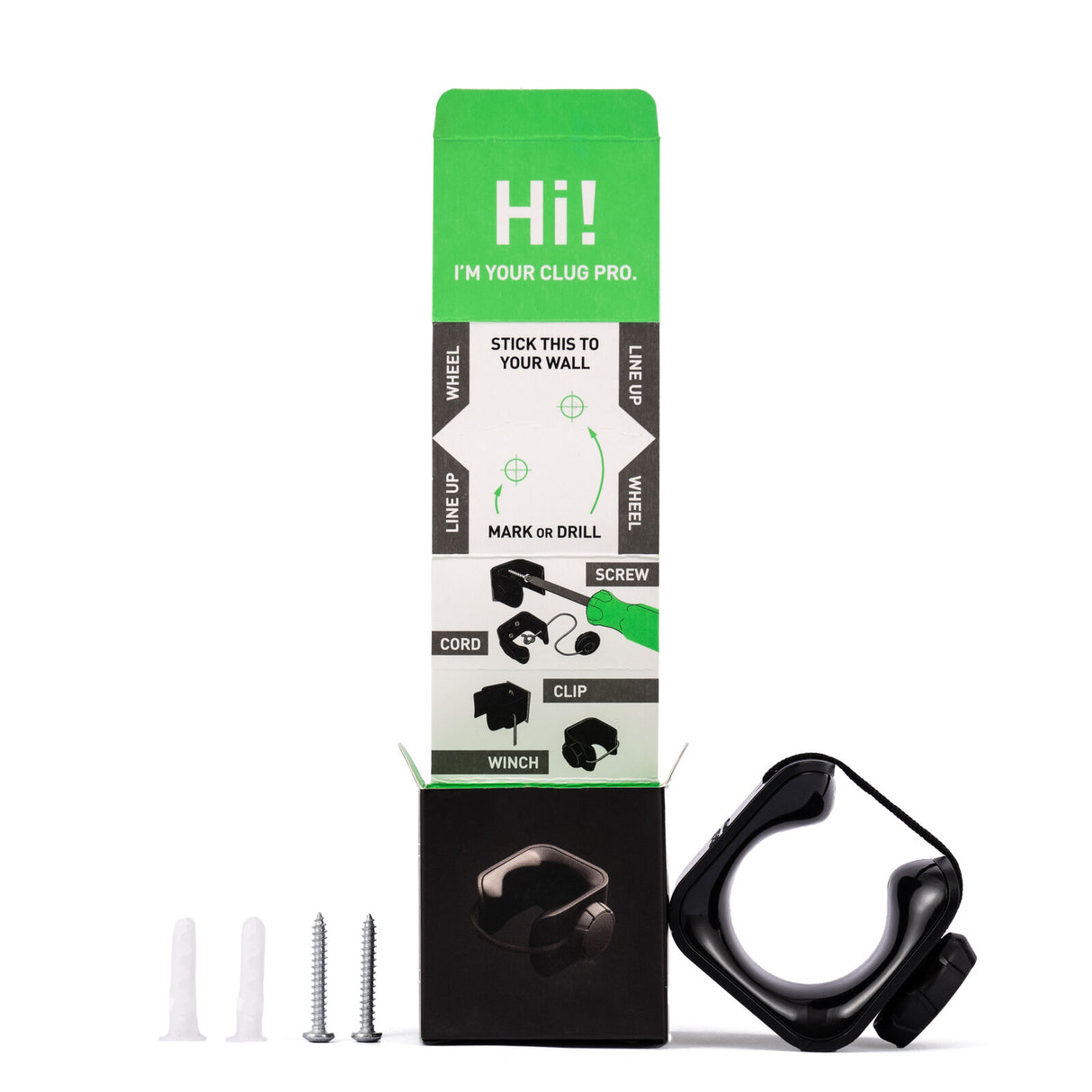 Hornit | CLUG PRO hybrid bike rack - Black - 33-43mm tyres