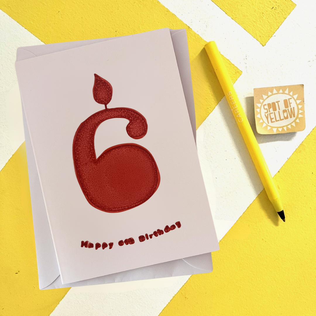 Greeting Card | Spot of Yellow