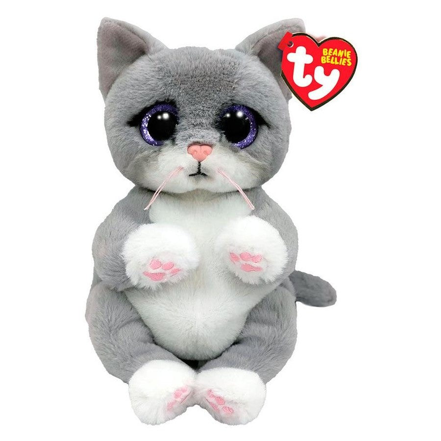 TY Beanie Boos | Morgan the Grey Cat | Floppy Regular