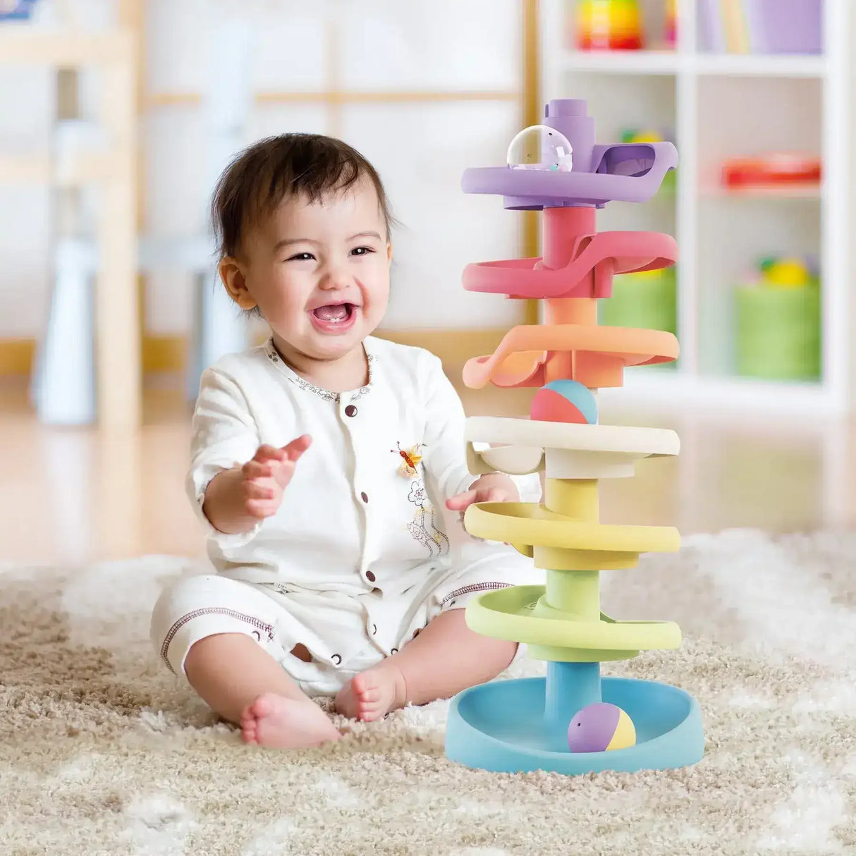 Quercetti | Play Eco+ Spiral Tower Evo - Toybox Tales