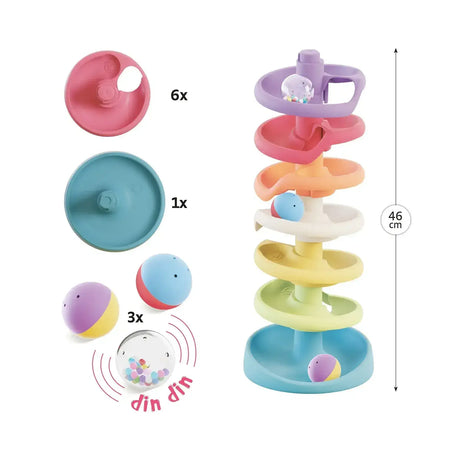 Quercetti | Play Eco+ Spiral Tower Evo - Toybox Tales