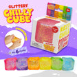 Glitter Chilly Cube glitter-filled squeeze fidget cube