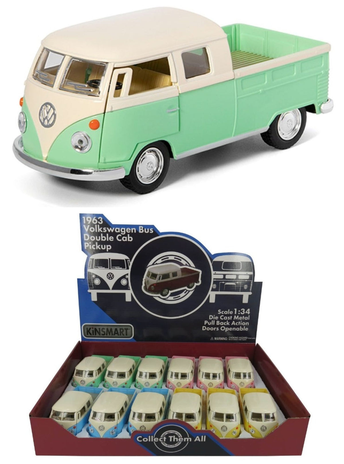 Pastel Combi Pick Up (Assorted) - Toybox Tales