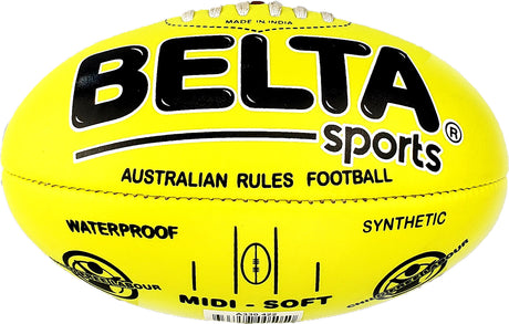 Belta midi footy fluro yellow