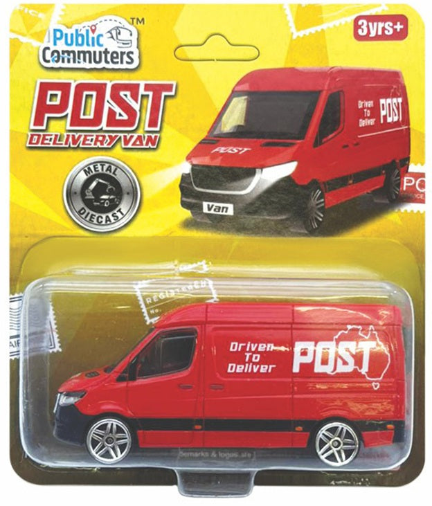 Post Delivery Van diecast car in packaging