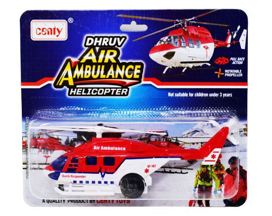 Air Ambulance Helicopter - Pull Back