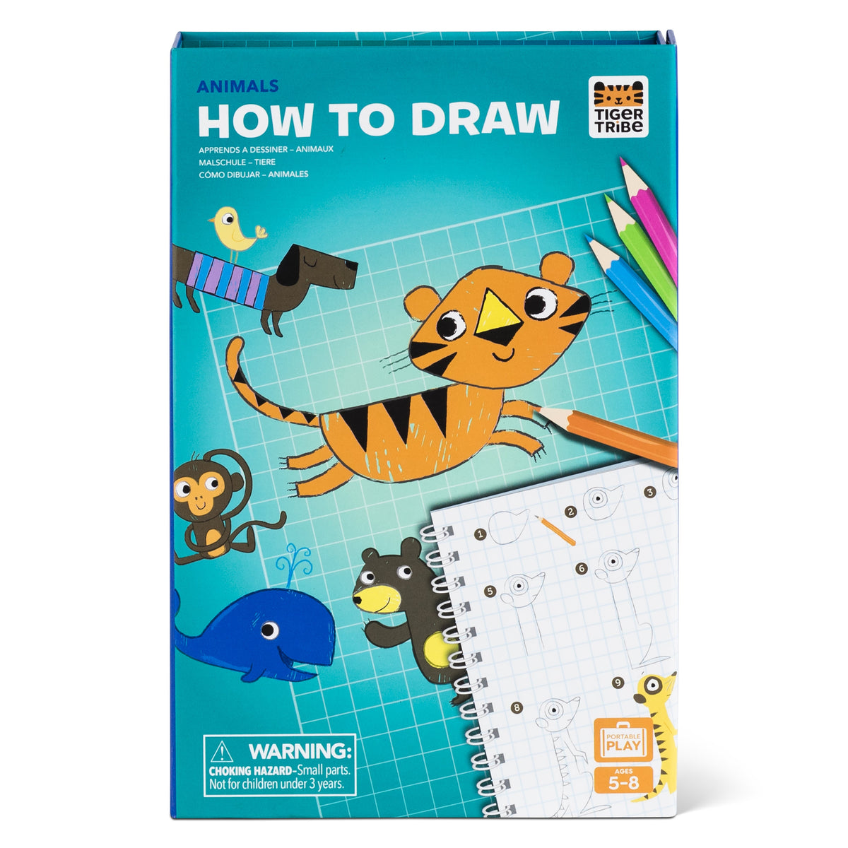 Tiger Tribe How to Draw - Animals drawing set box