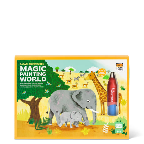 Tiger Tribe Magic Painting World Safari Adventures pack