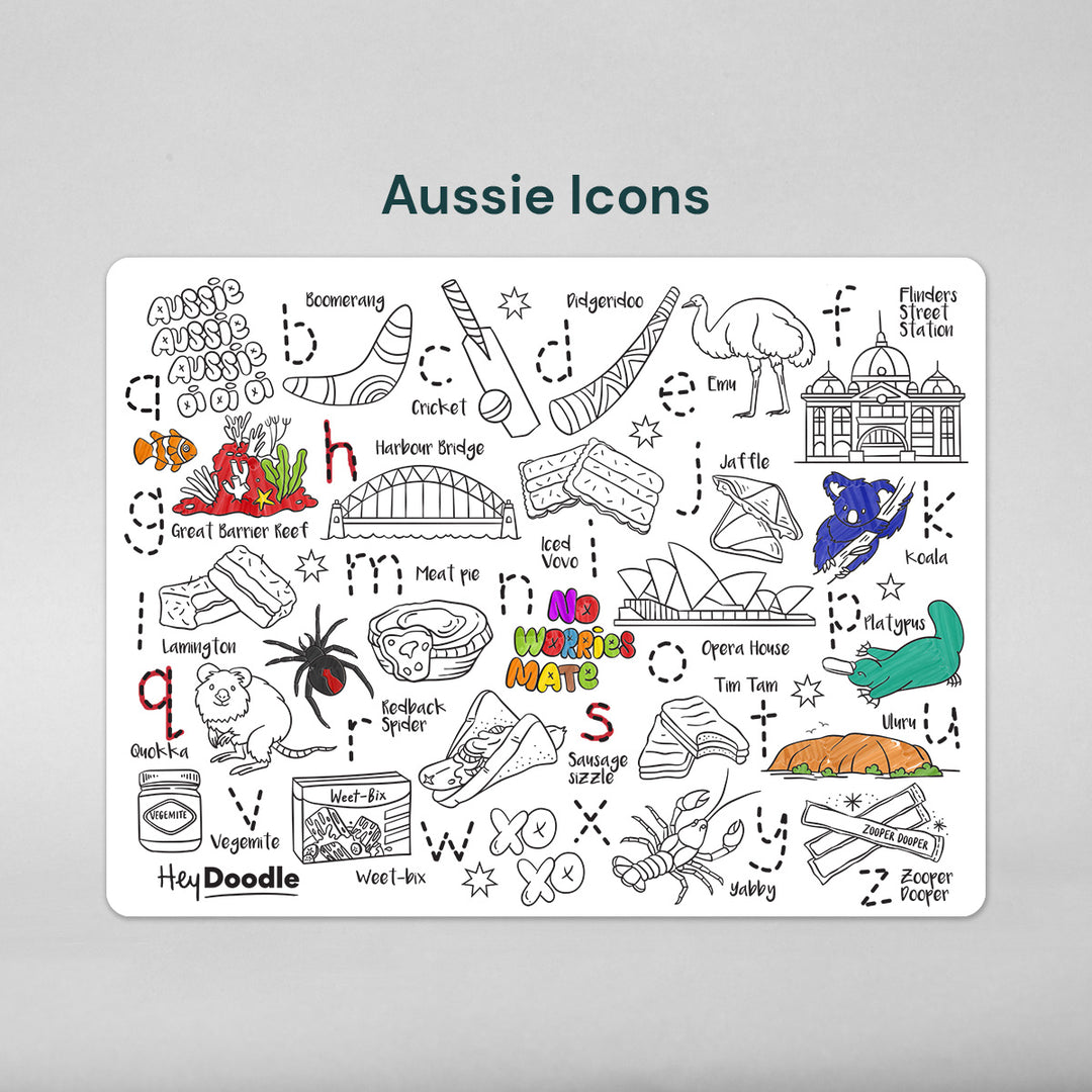 HeyDoodle - Mats - ABC | Aussie Icons