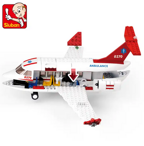 Sluban | Medical Air Ambulance 335 Pcs - Toybox Tales