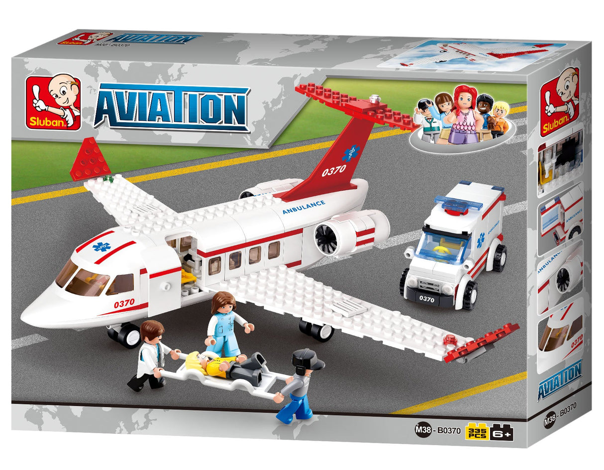 Sluban | Medical Air Ambulance 335 Pcs - Toybox Tales