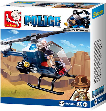 Sluban | Police Helicopter 87 Pcs